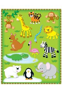 Zoo Shape Stickers