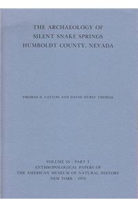 The Archaeology of Silent Snake Springs, Humboldt County, Nevada