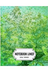 Notebook Lined Green Tree: Notebook Journal Diary