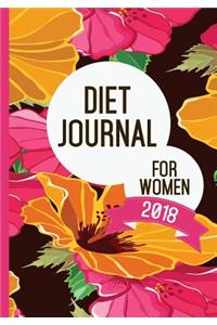 Diet Journal For Women 2018