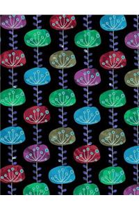 My Big Fat Journal Notebook Abstract Sketchy Trees Pattern 7