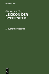 A - Z, Ergänzungsband