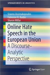 Online Hate Speech in the European Union