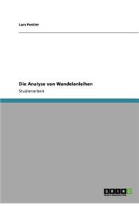 Die Analyse Von Wandelanleihen