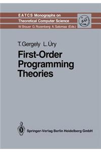 First-Order Programming Theories