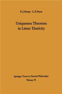 Uniqueness Theorems in Linear Elasticity