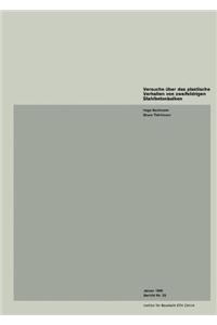 Versuche Uber Das Plastische Verhalten Von Zweifeldrigen Stahlbetonbalken
