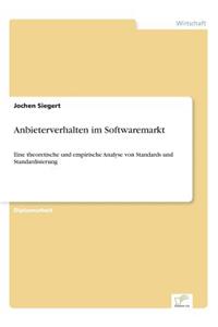 Anbieterverhalten im Softwaremarkt