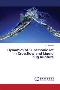 Dynamics of Supersonic Jet in Crossflow and Liquid Plug Rupture