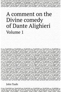 A Comment on the Divine Comedy of Dante Alighieri Volume 1