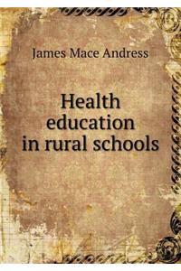 Health Education in Rural Schools