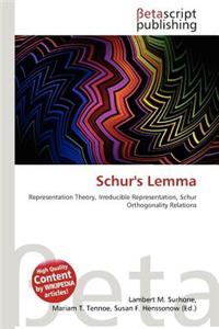 Schur's Lemma