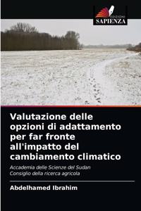 Valutazione delle opzioni di adattamento per far fronte all'impatto del cambiamento climatico