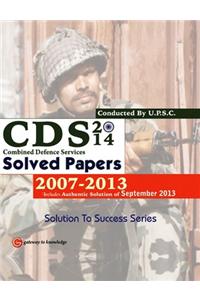 CDS 2014 Solved Papers 2007-2013