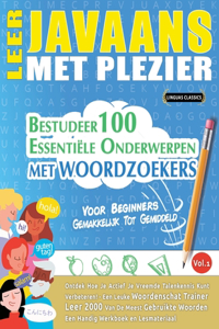 Leer Javaans Met Plezier - Voor Beginners