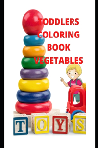 Toddlers Coloring Book Vegetables