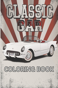 Classic Car Coloring Book