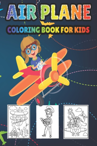 Airplane Coloring Book For Kids