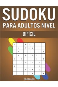 Sudoku Para Adultos Nivel Difícil