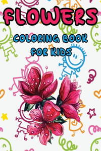 Flowers coloring book for kids