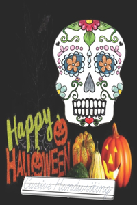 Happy Halloween Cursive Handwriting