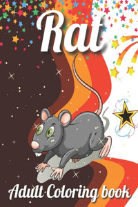 Rat Adult Coloring Book