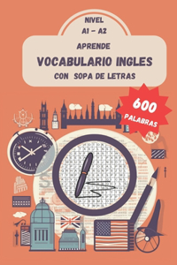 Aprende VOCABULARIO Ingles con Sopa de letras NIVEL A1-A2