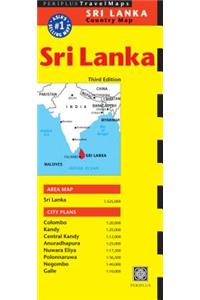 Sri Lanka Travel Map Third Edition