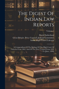 Digest Of Indian Law Reports