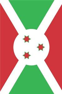 Burundi Flag Notebook - Burundian Flag Book - Burundi Travel Journal