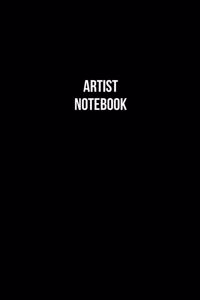 Artist Notebook - Artist Diary - Artist Journal - Gift for Artist