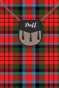 Duff Clan Tartan Journal/Notebook