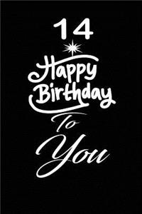 14 Happy birthday to you