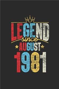Legend Since August 1981