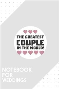 Notebook for Weddings