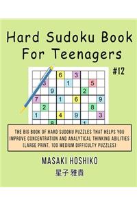 Hard Sudoku Book For Teenagers #12
