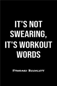 It's Not Swearing, It's Workout Words Standard Booklets