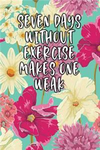 Seven Days Without Exercise Makes One Weak