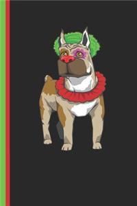 Boxer Dog Clown Journal