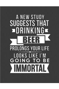 A New study suggests that Drinking Beer