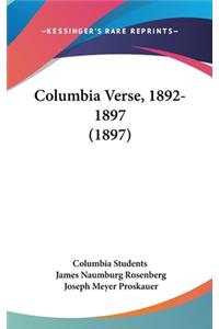 Columbia Verse, 1892-1897 (1897)