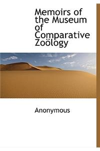 Memoirs of the Museum of Comparative Zo Logy