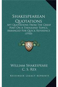 Shakespearean Quotations