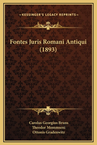Fontes Juris Romani Antiqui (1893)