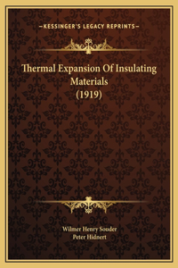 Thermal Expansion Of Insulating Materials (1919)