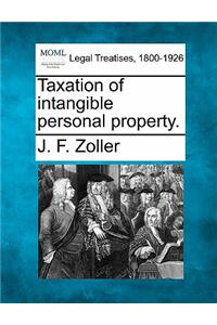 Taxation of Intangible Personal Property.