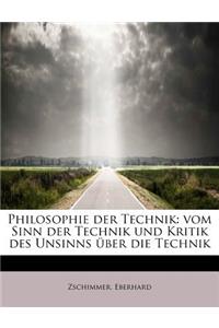 Philosophie Der Technik