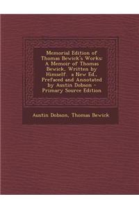 Memorial Edition of Thomas Bewick's Works
