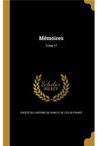 Memoires; Tome 17