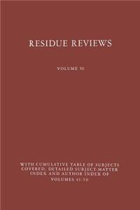 Residue Reviews